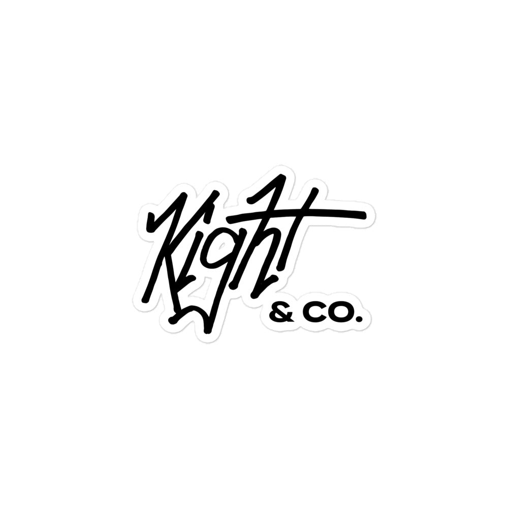 Kight & Co. Sticker