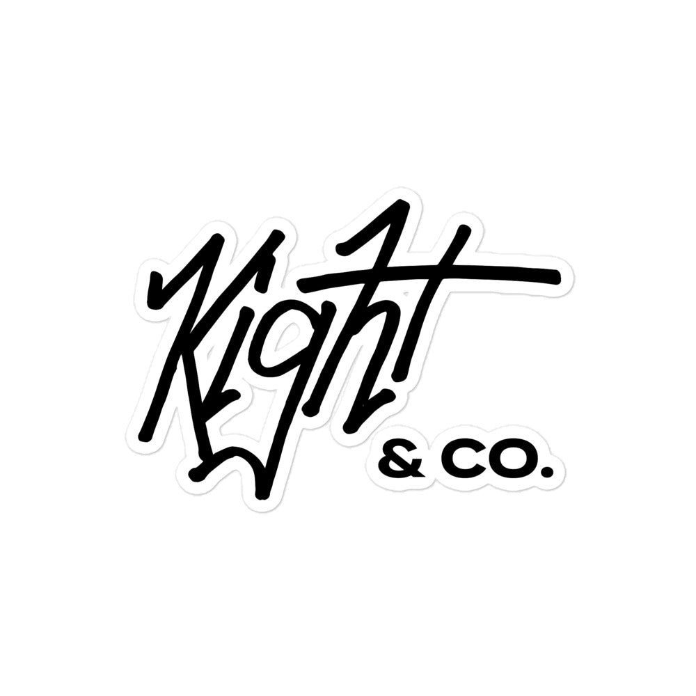 Kight & Co. Sticker